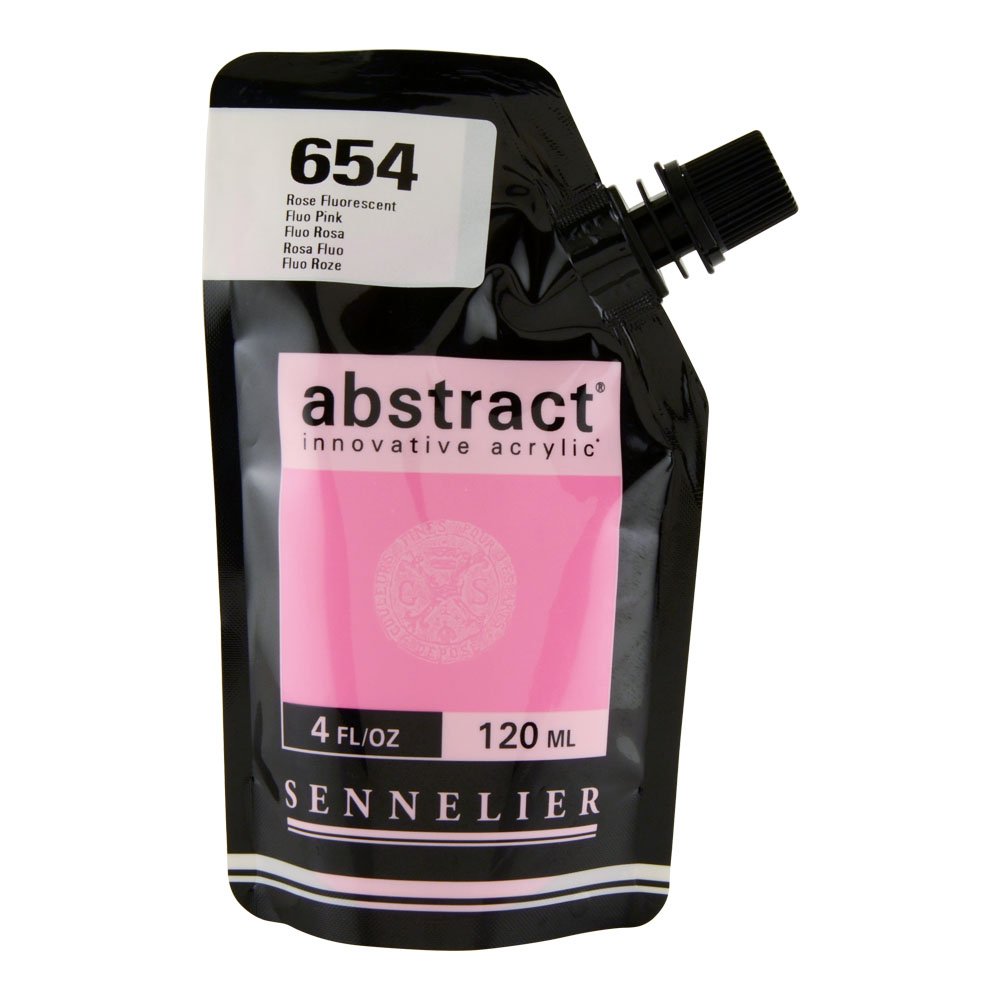 Sennelier : Abstract Acrylic Paint : 120ml : Fluorescent Pink
