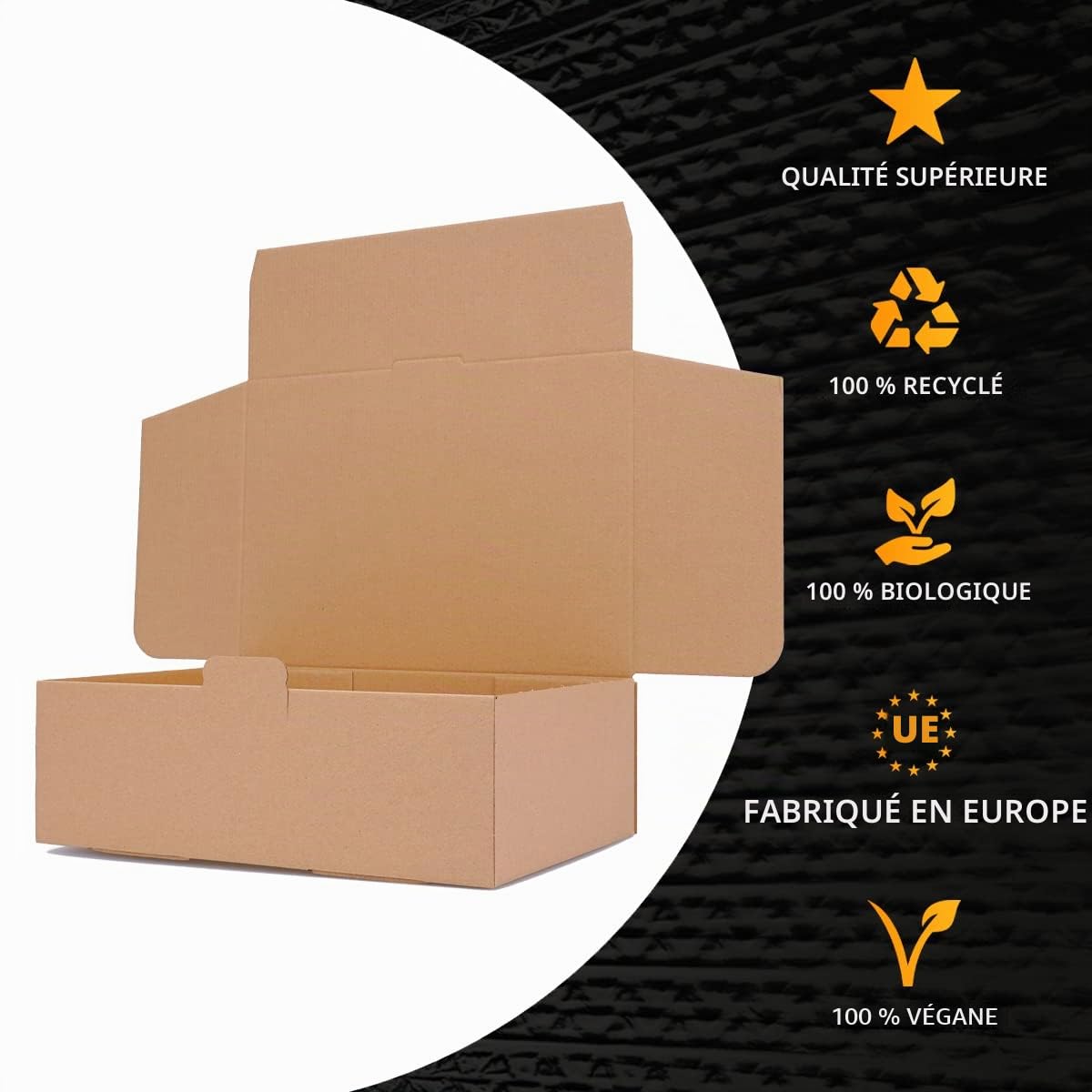 verpacking Boîtes pliantes 310 x 215 x 100 mm marron (dimensions extérieures 315 x 220 x 105 mm) WP 40 carton d’expédition carton DHL Hermes DPD GLS emballage (50 pièces)