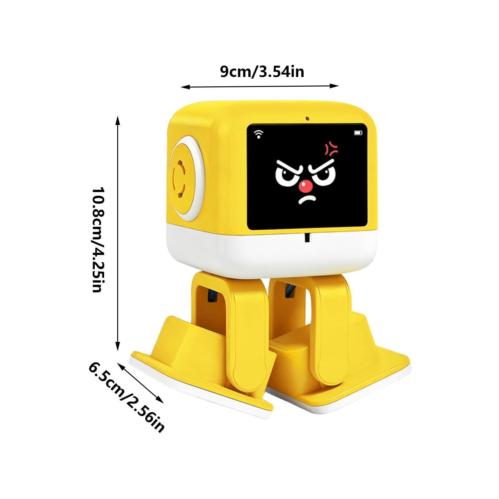 Robot per Bambini Compagno Cantante con Controllo Vocale AI Emotiva | Robot Giocattolo Emozionale Per Disegno, Apprendimento, Educazione Precoce, a Casa e Vita da Scrivania