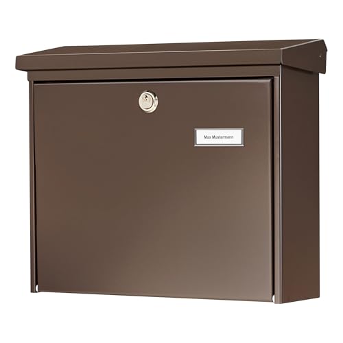 Burg-Wächter Briefkasten mit Öffnungsstopp, A4 Einwurf-Format, EU Norm EN...