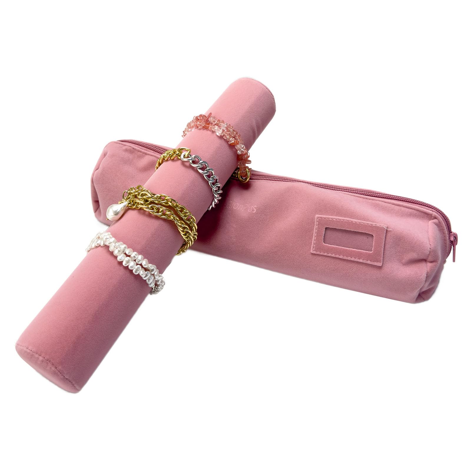 Amazon.com: UnionPlus Velvet Jewelry Roll Bag for Brackets Bangles