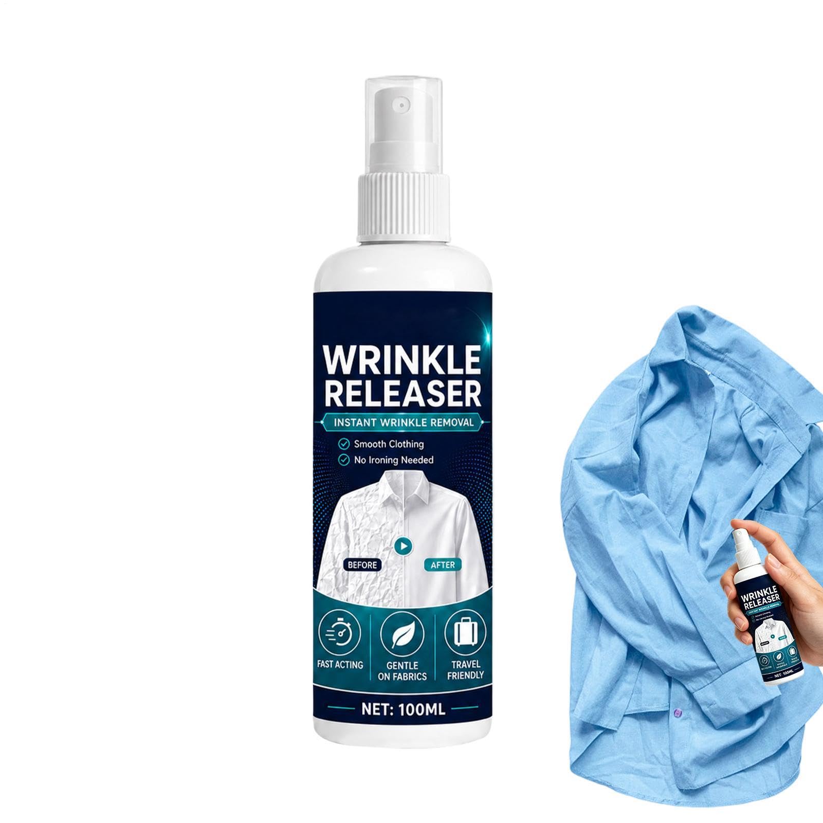 Problema de ropa adherida resuelto con el spray estático de 100 ml no pegajoso 8