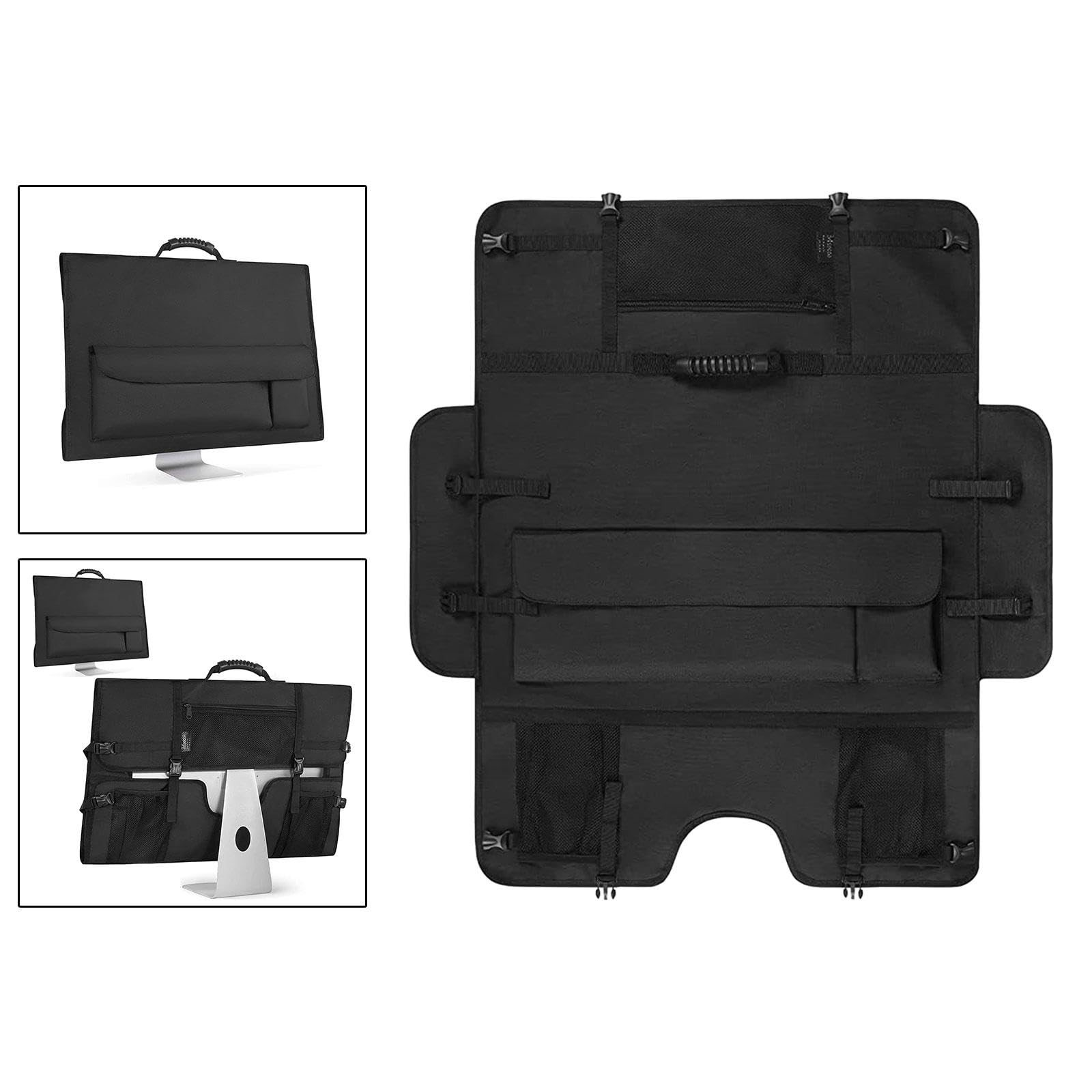 Étui de Transport pour Moniteurs 27 Pouces Sac de Voyage pour Écran Housse Anti-Poussière pour Ordinateur Étui de Protection Portable pour Écran LCD Moniteur de 27"