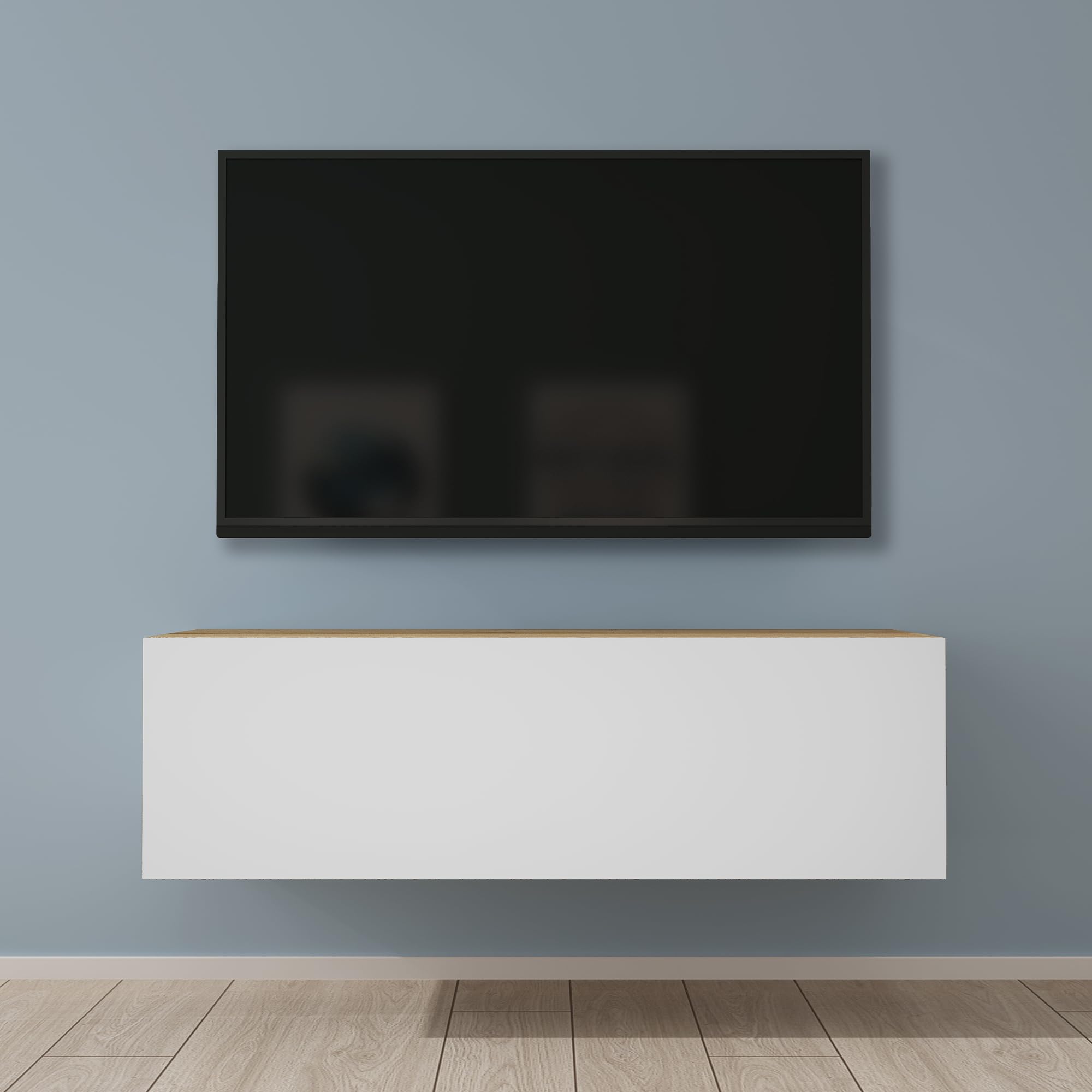 Mai & Mai® TV Cabina 2 porte marrone scuro - Dettaglio