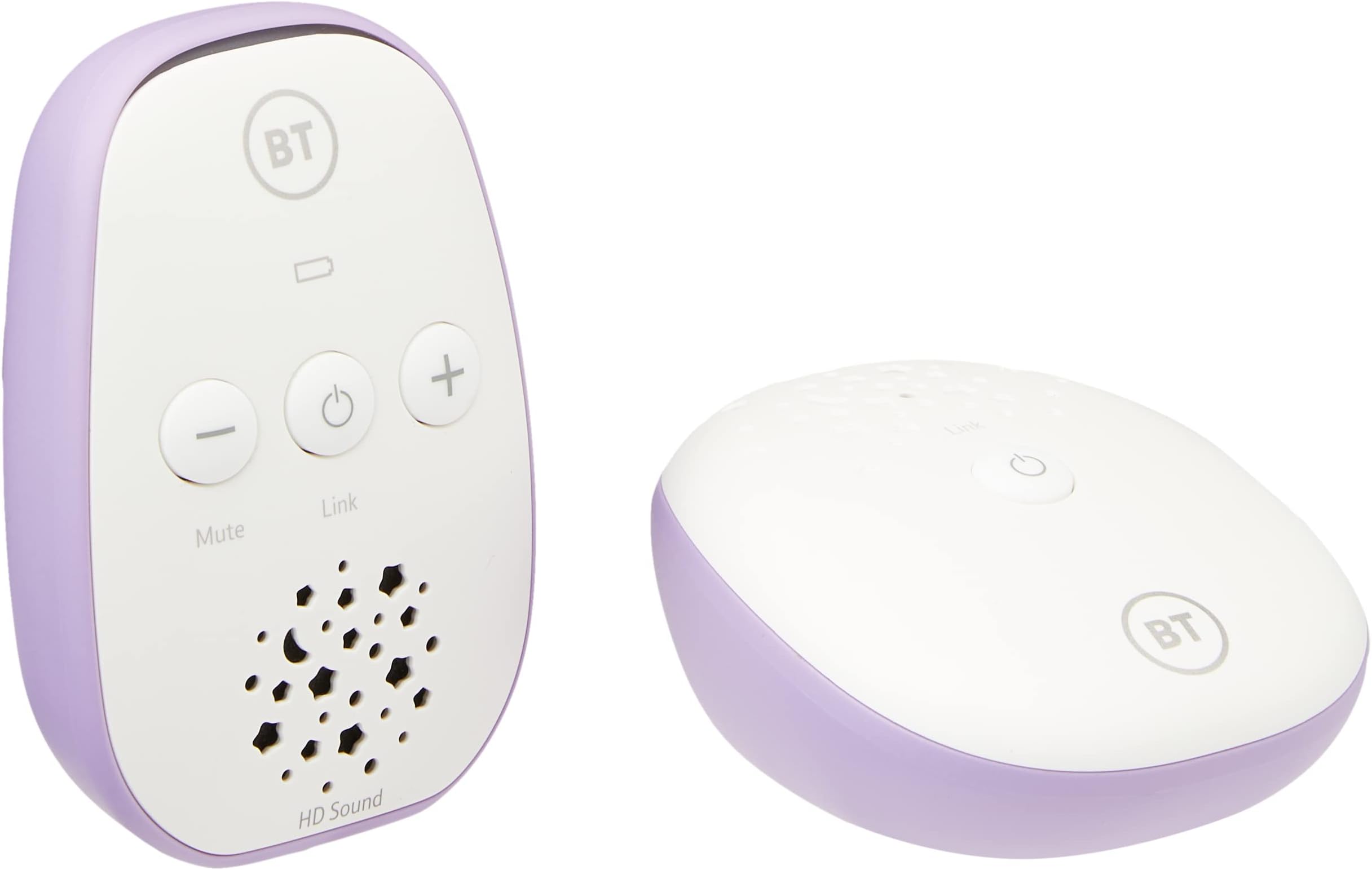 BT Digital Audio Baby Monitor 400, HD Sound, Sound Level Lights