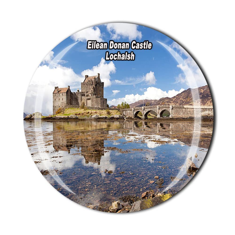 Muyu Magnet Lochalsh Scotland Eilean Donan Castle United Kingdom Fridge Magnet Souvenir Gift Magnetic Sticker