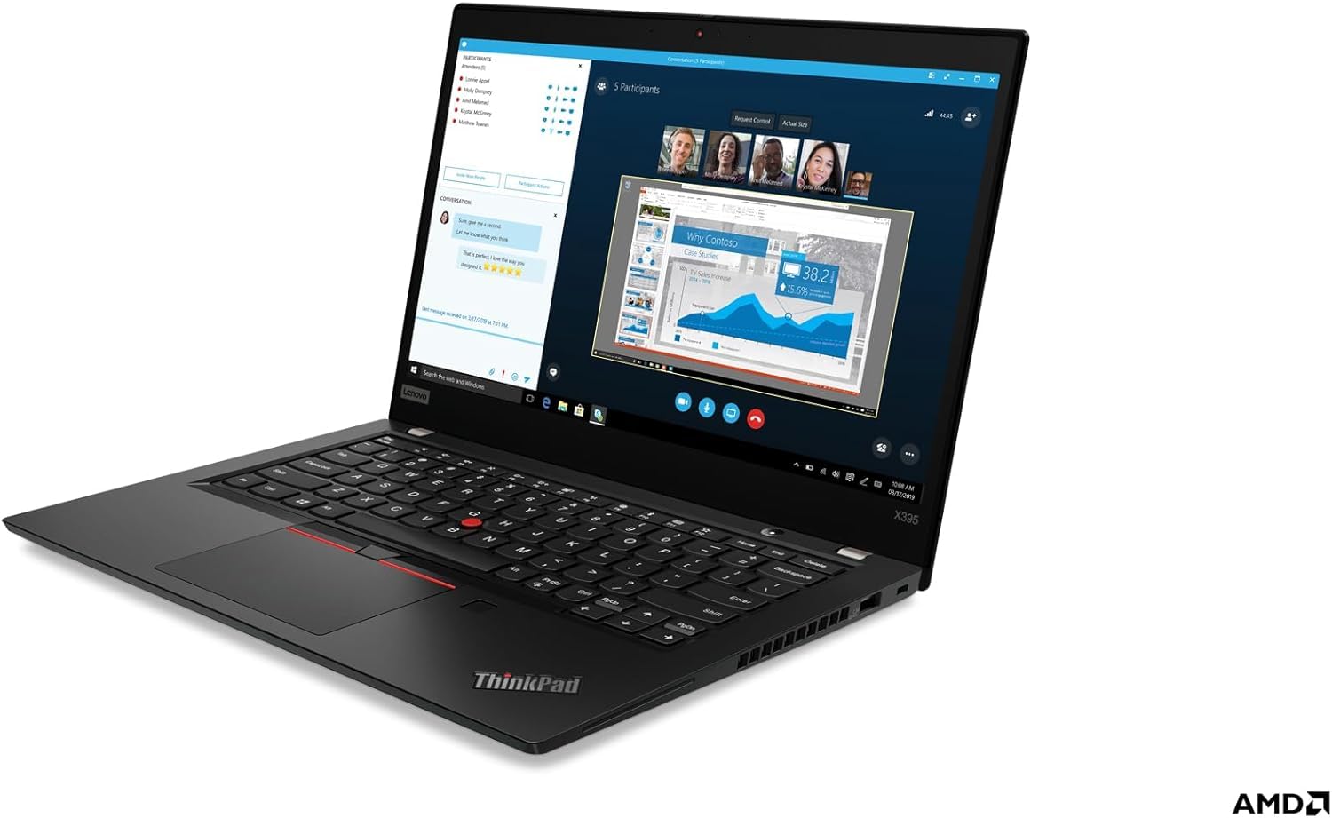 Lenovo ThinkPad X395 Business Laptop, 13.3