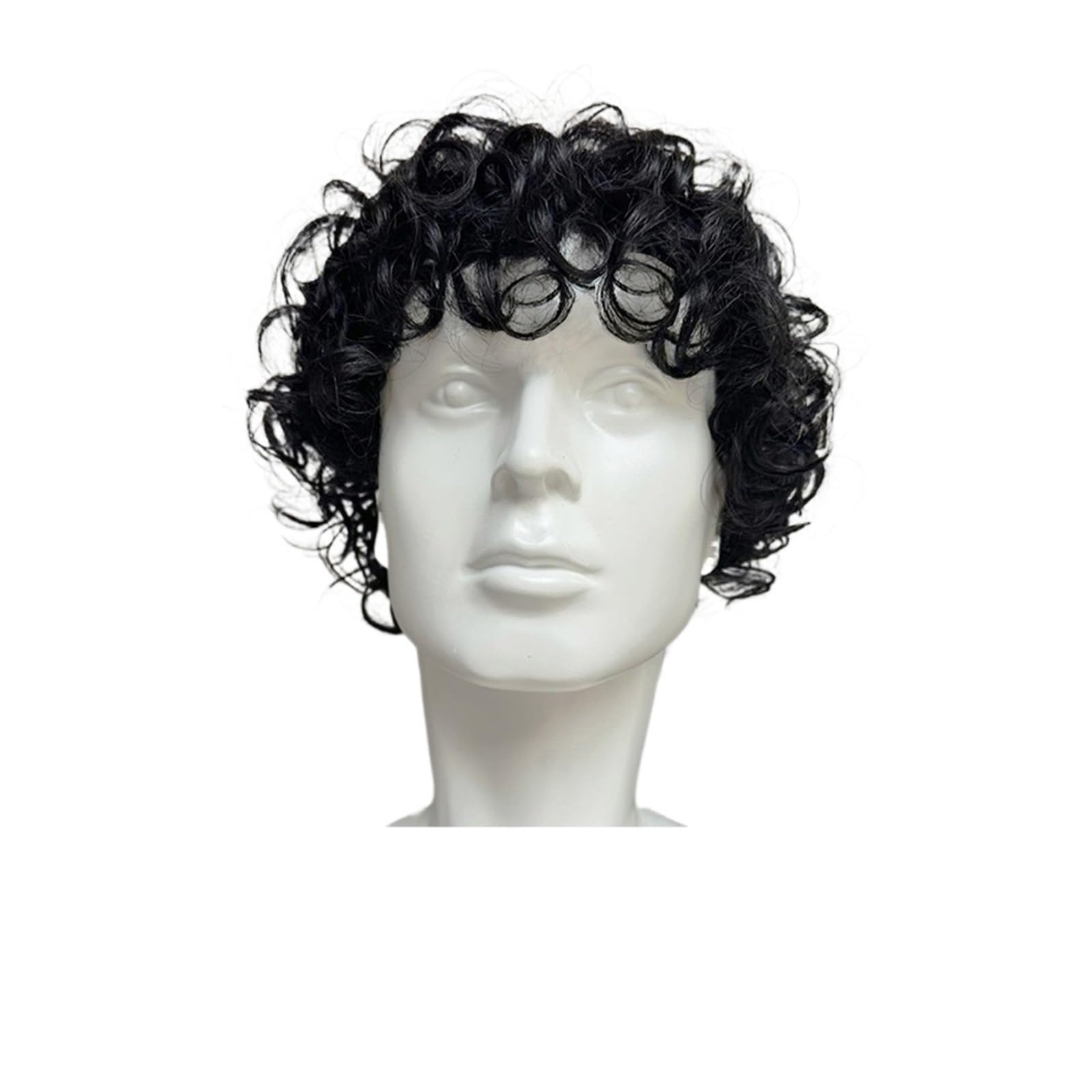ZTHYSHOZ Women's Wig Men's Short Curly Hair Wig With Natural Hairstyle