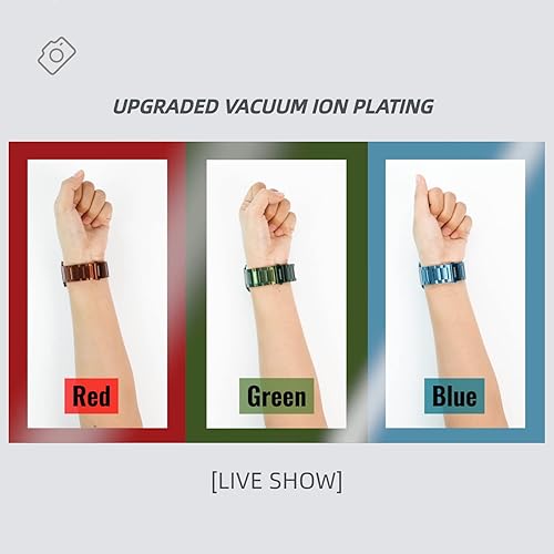 Miniatura 8 de No necesita herramientas, pulsera de eslabones de acero inoxidable compatible con Apple Watch Band de 4945441.654in 41401.496in, correa de reloj de