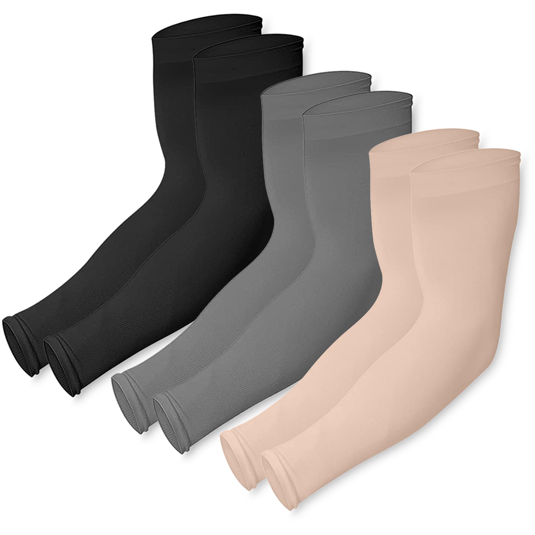 ENDLESS UV Sun Protection Arm Sleeve - Cooling Sports Compression Athletic Sleeves for Basketball, Running, Cycling, Cricket, Biking, Riding, Golf-image-35