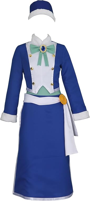 Anime Juvia Lockser Cosplay Costume Halloween Outfits Full Set Female Uniform