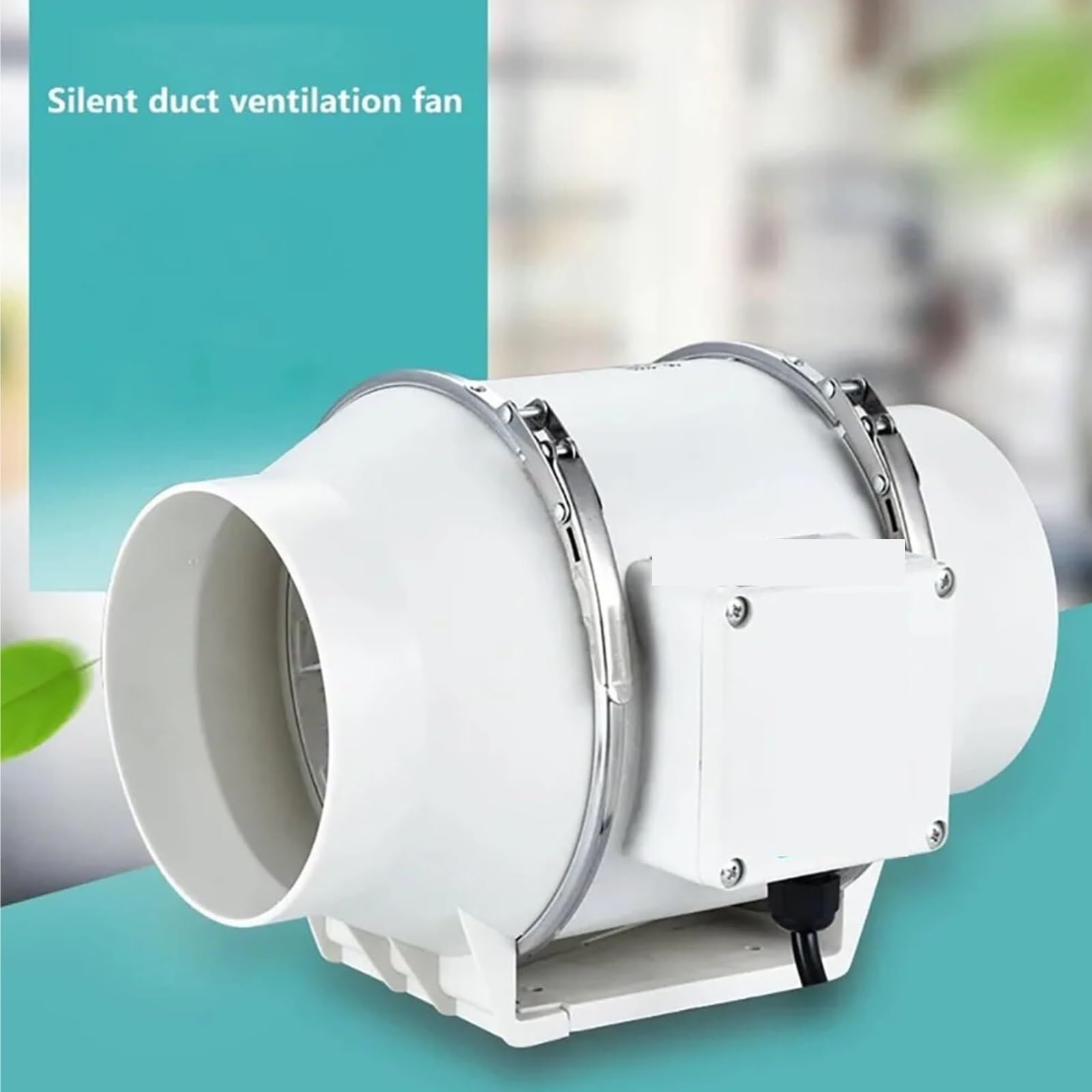 Ventilatore 2 Pz Ventole Di Scarico Casa Silenzioso Inline Tubo Condotto Ventilatore Per Bagno Estrattore Ventilazione Cucina Wc Parete Aria Pulita,per sfiato(3-inch diameter 75 mm)
