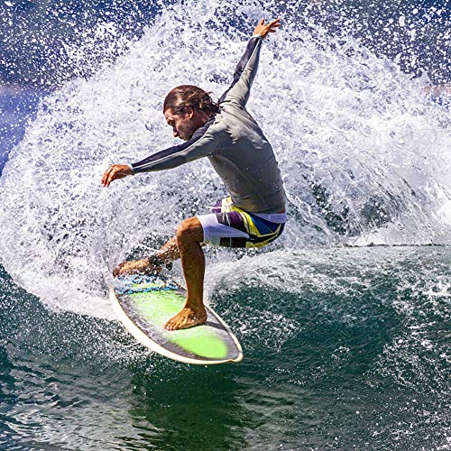 image for WOOWAVE Surfboard Leash Premium Surf Leash SUP Leg Rope Straight 6/7/8