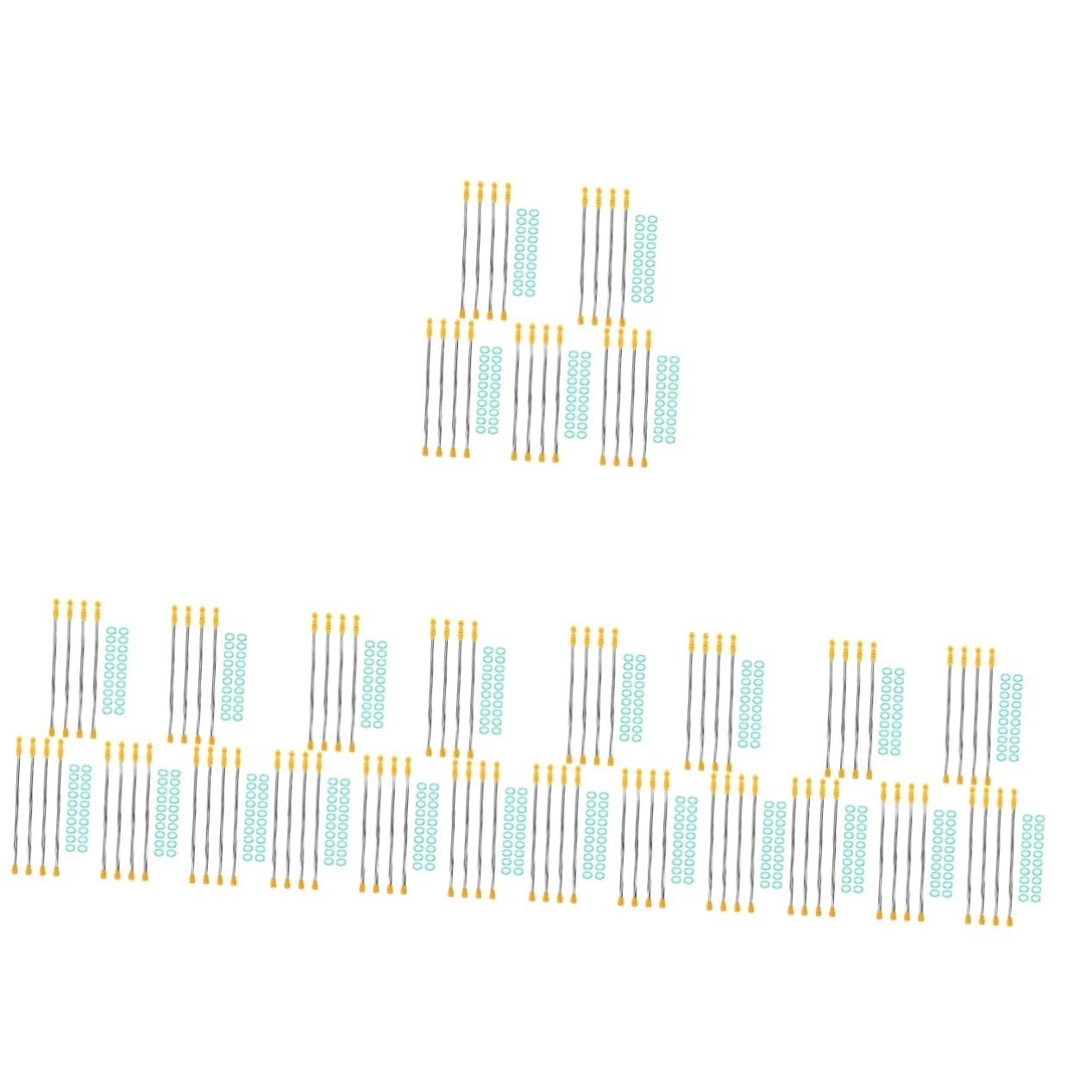 Sosoport 5ensembles Tige Acier Inoxydable Pour Pulvérisateur Accessoire De Jardin Ajustable Et Pour Arrosage Et Pulvérisation De Produits Agricoles Complet Avec Anneaux Anti-fuite Et