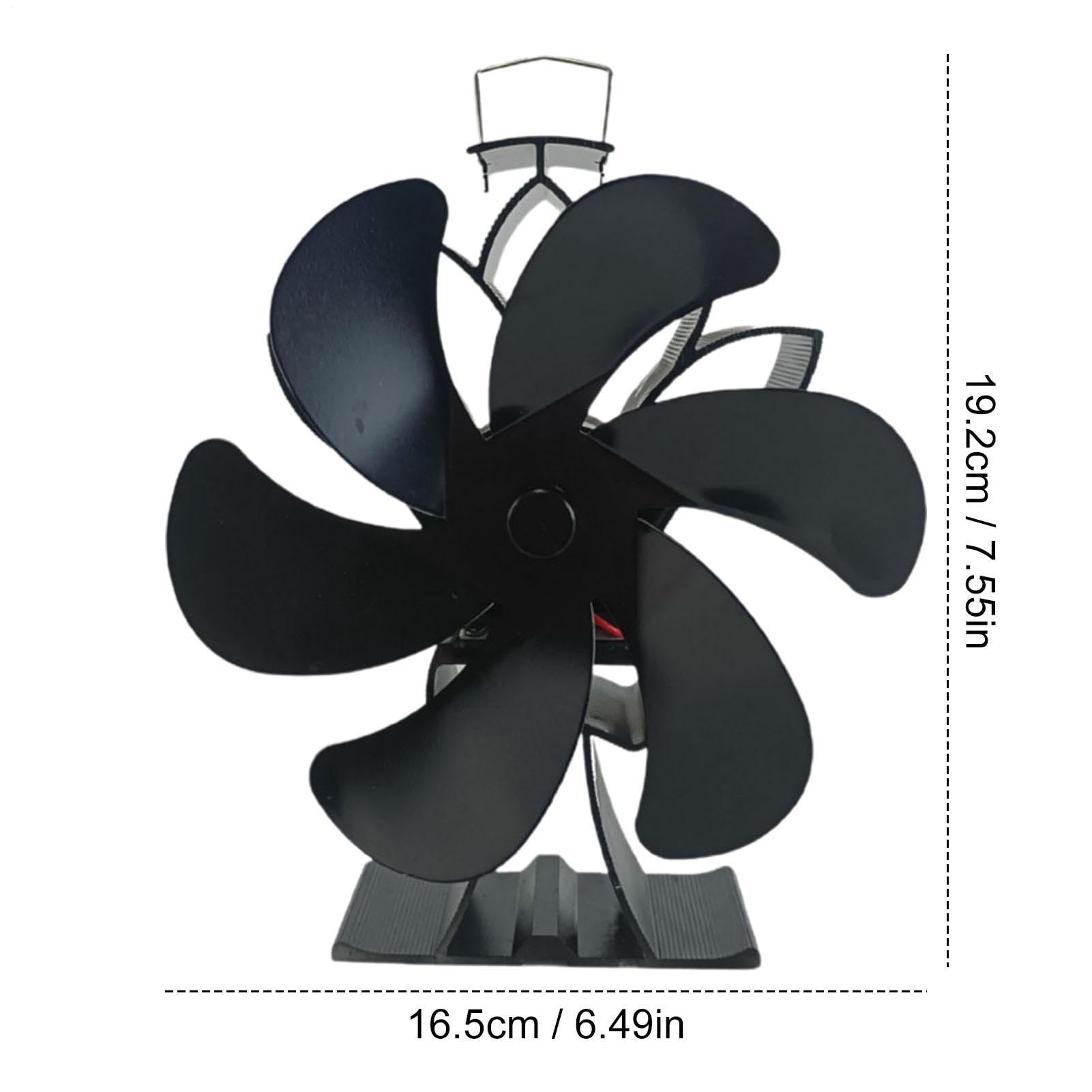 Ventilatore per stufa a legna alimentato a calore, ventilatore | per caminetto a caldo - Ventilatore silenzioso - Ventilatore per , ventola termica, aria calda circolante,