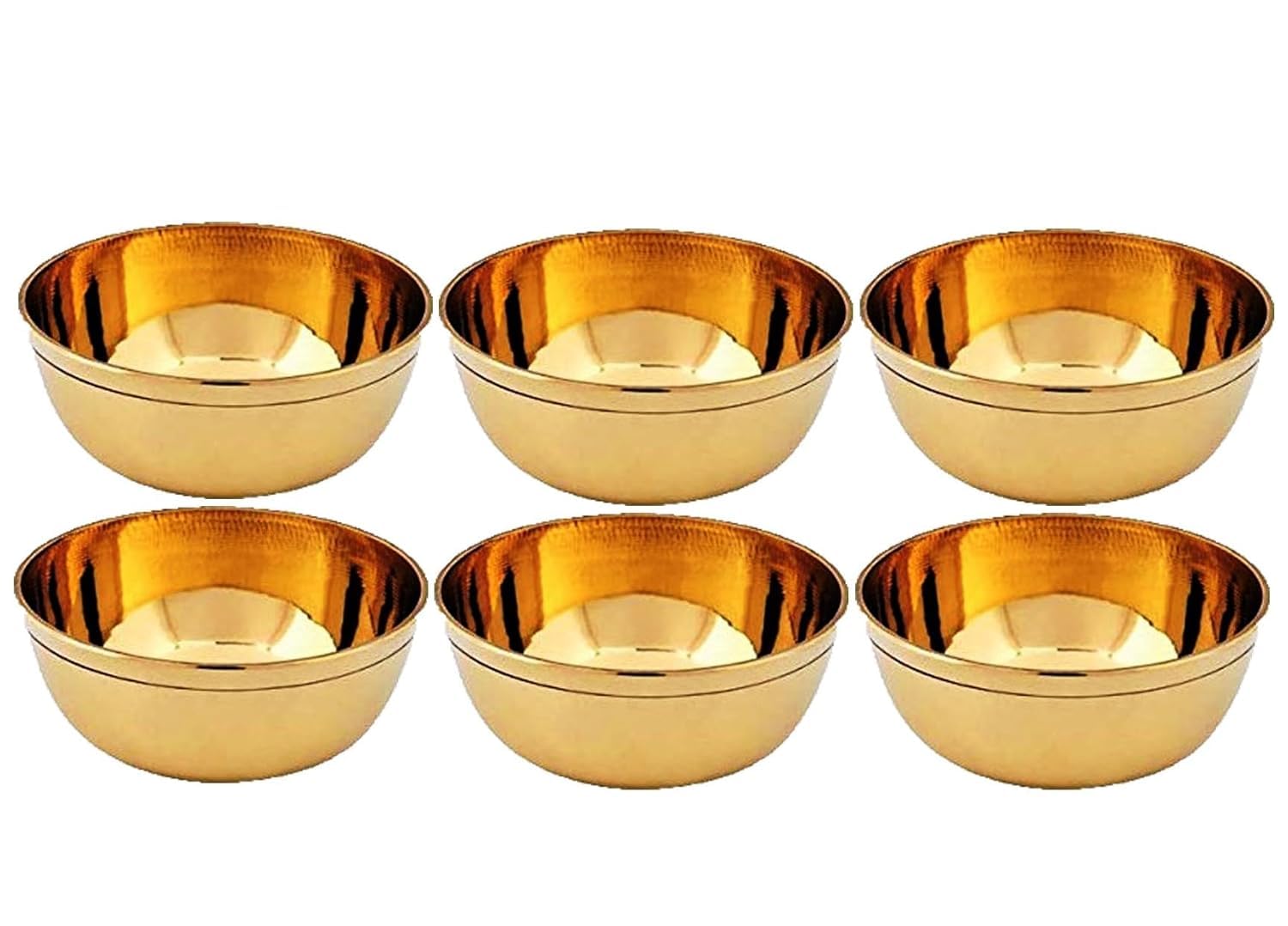 Brass Bowls - Handmade Decorative Spice Bowls -3 Brass Bowls - Handmade Decorative Spice Bowls -3