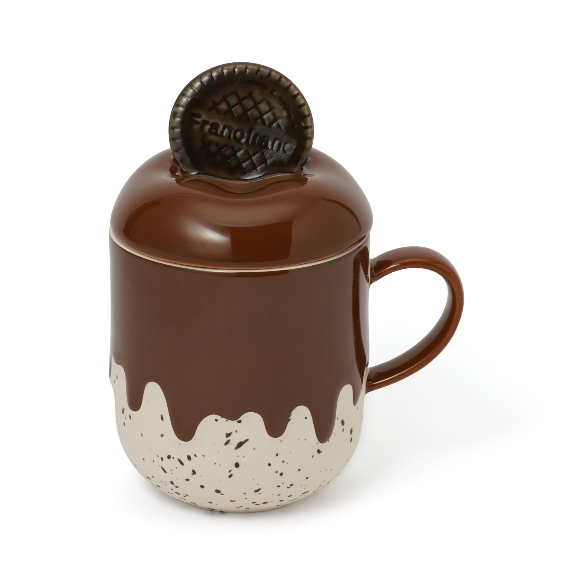 Amazon.co.jp: Francfranc フランフラン ケーキマグ ブラウン コーヒー 
