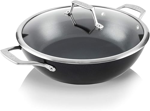 Vista 34 de Colección Onyx de TECHEF con nuevo revestimiento antiadherente de teflón platinum (PFOA)., 12", Negro