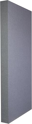 Miniatura 17 de ATS Acoustics Panel acústico para trampa para graves con tela Sona, rango bajo, 24 x 48 x 4 pulgadas (azul ahumado) Azul (Smoke),Carbón