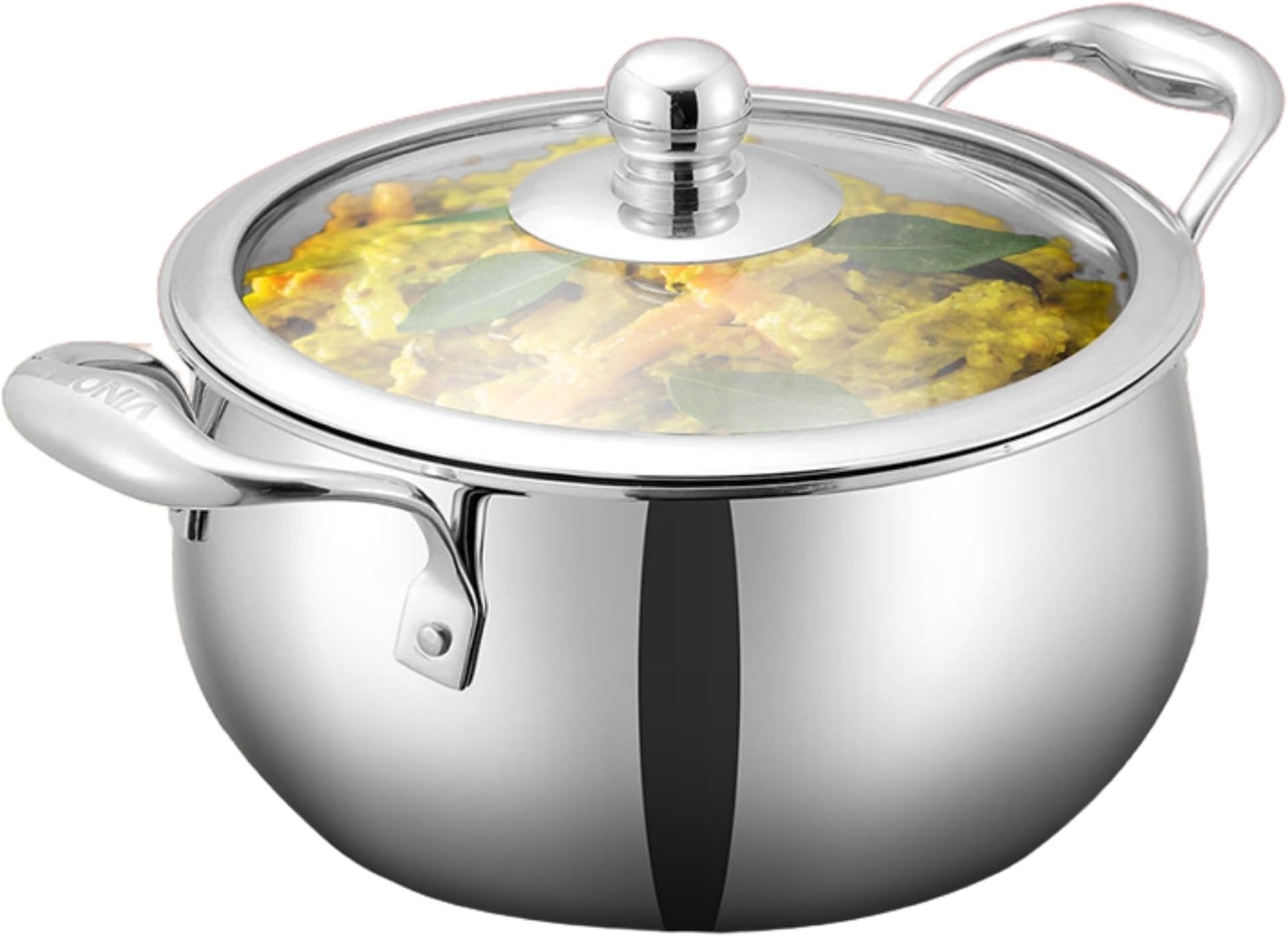 Platinum Medium Belly Saucepot 20 cm Capacity - 3.7 L
