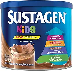 Sustagen Kids Complemento Alimentar Sabor Chocolate - Lata 350G