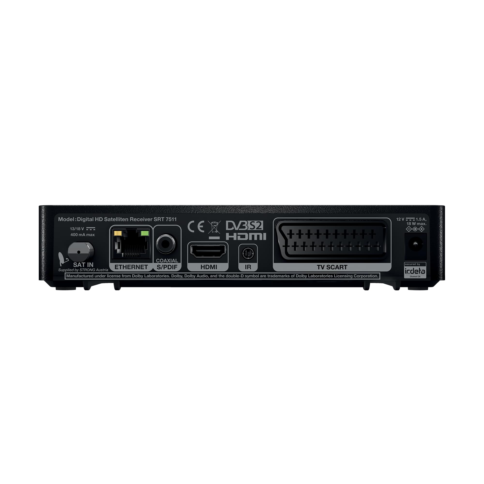 RÉCEPTEUR SATELLITAIRE HD SRT7511 (AT)