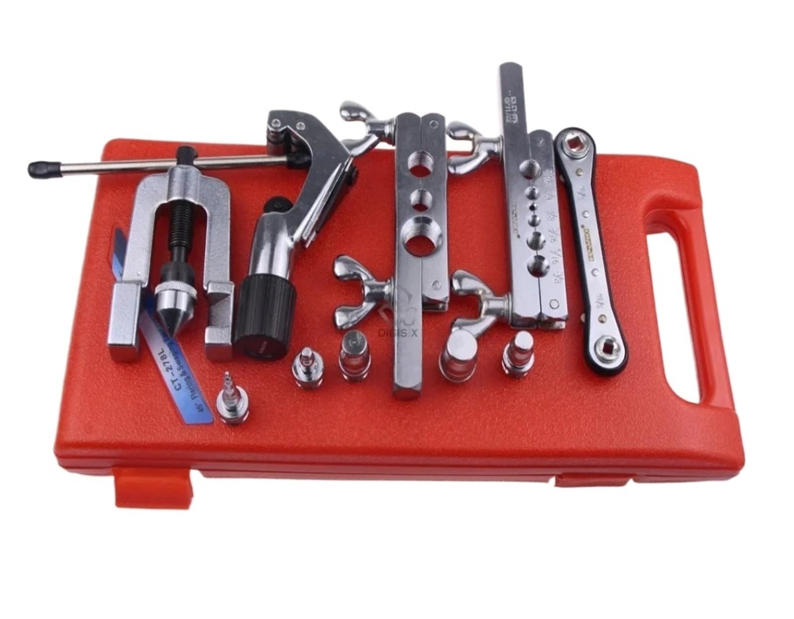 Rsgxlfqzvak Ct-278L Pipe Expander, Ct-275 Air Conditioner Cutter Copper Pipe Reamer Eccentric Expander Tube Flaring Tool Metric/Inch(Ct-278L)