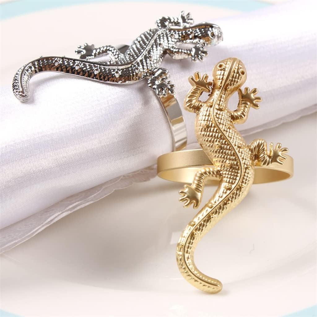 JSEIAJB 30pcs Tablecloth Button Napkin Gecko Animal Paper(E)