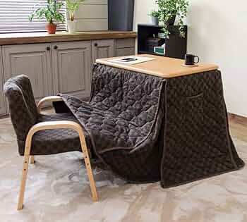 一人用こたつ 3点セット］こたつ セット 高さ3段階 一人用 チェア 掛け布団