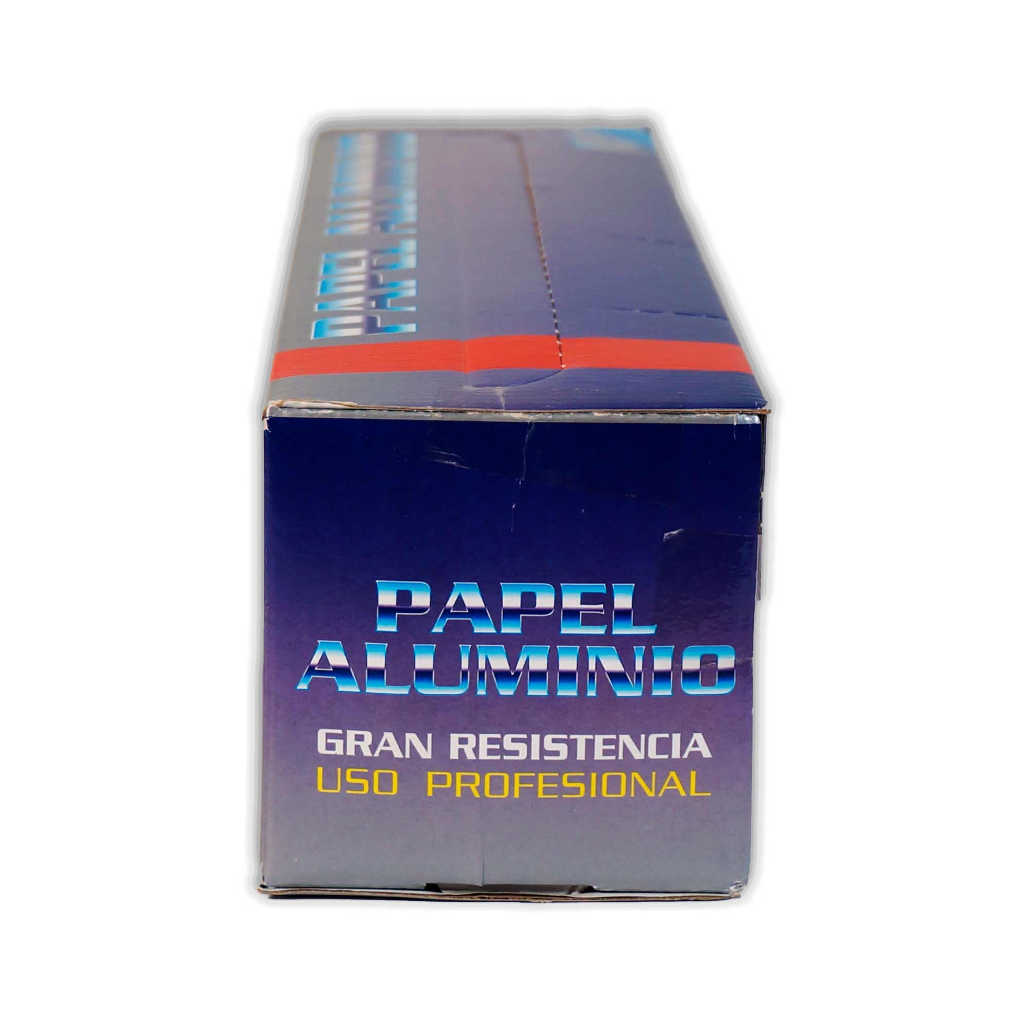 Papel de aluminio profesional | Ancho 40cm x Largo 190m | Espesor de 13 micras | Extralargo y ancho | Ultrafino | Ideal para industria alimentaria