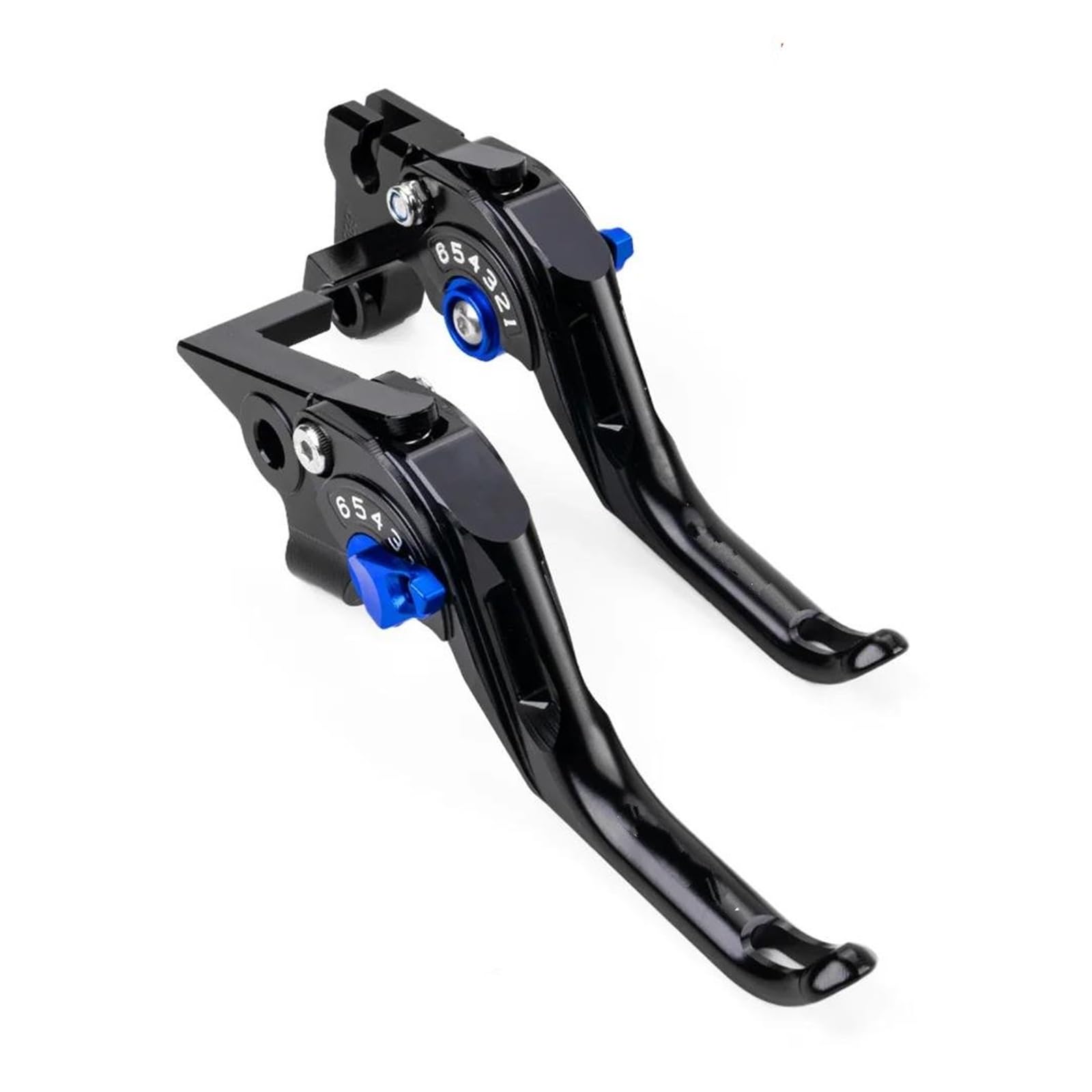 Xnzqqagrz Blue For Cfmoto 450Mt 800Mt 800Mt-X Motorcycle Accessories Adjustable Short Brake Clutch Levers(Blue)