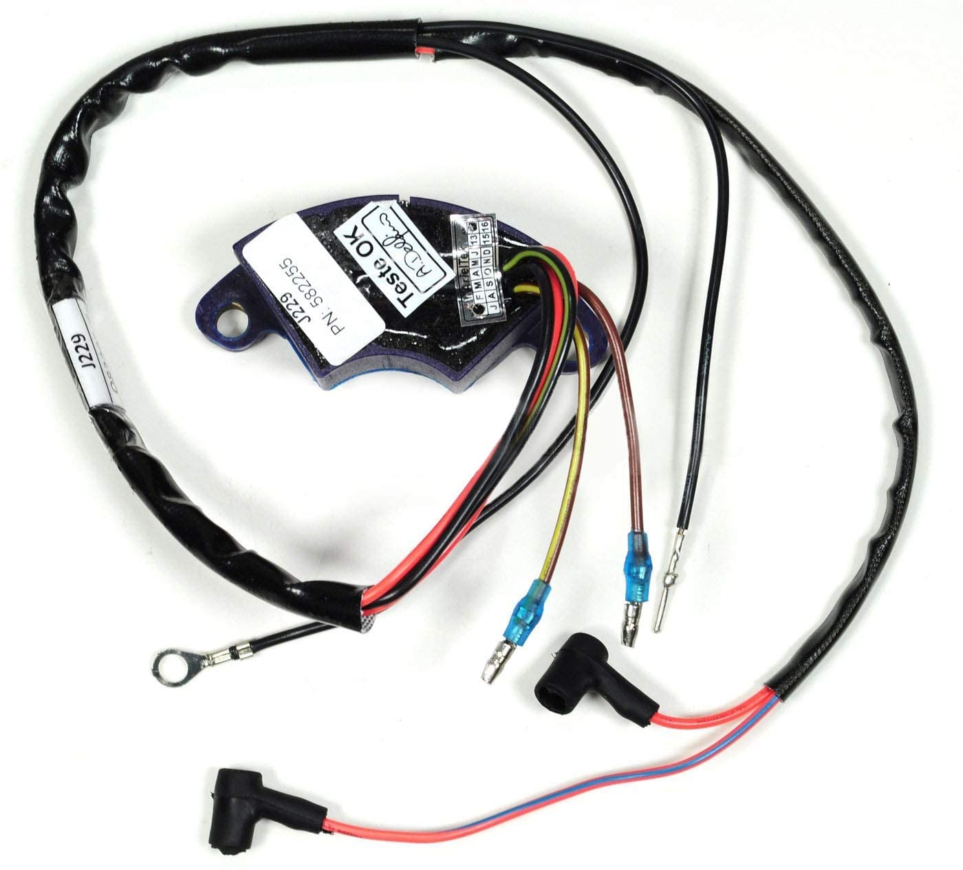 Módulo de encendido CDI POWER PACK COMPATIBLE CON Fueraborda OMC Evinrude Johnson con 4-55 HP desde 1989-1991. 0558487 0583663 0583667 0584488 0584500