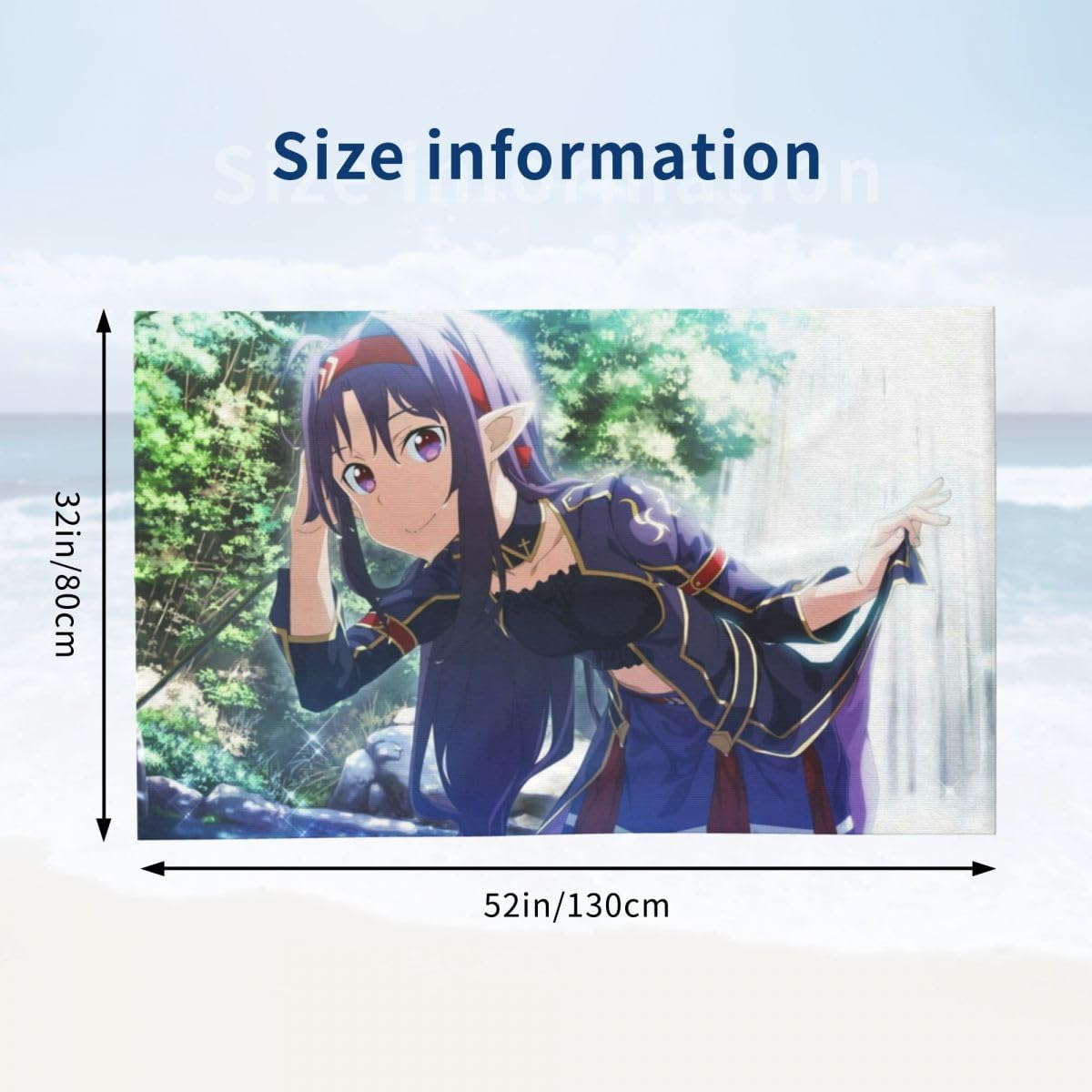 Amazon｜Sao ソードアート・オンライン ユウキ (9) バスタオル ビーチ