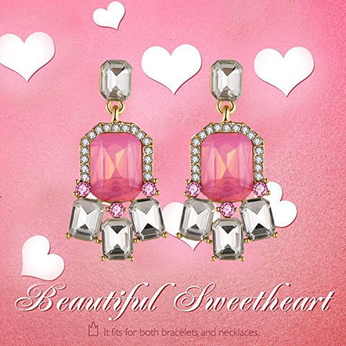 Crystal Elements Pearl & Petals Dangler Earrings