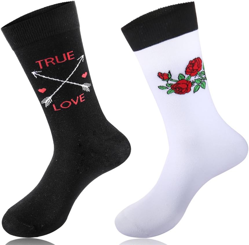 SherryDC If You Can Read This Bring Me Wine Beer Coffee Tacos Donut Funny Sayings Crew Socks