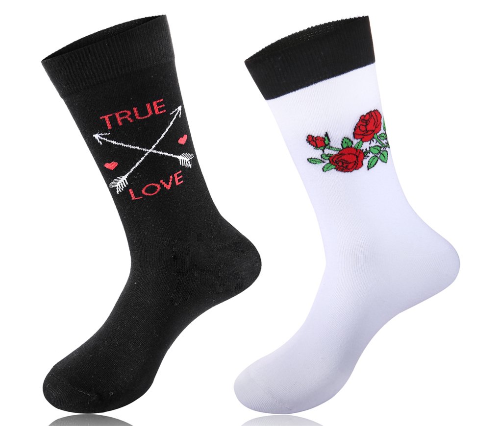 SherryDC If You Can Read This Bring Me Wine Beer Coffee Tacos Donut Funny Sayings Crew Socks