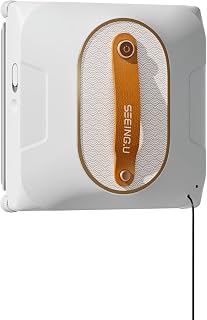 SEEING.U Window Cleaning Robot, Window Cleaner Robot with Dual Water Spray 6000Pa Suction Power Automatic Cleaning for Hig... Price In India