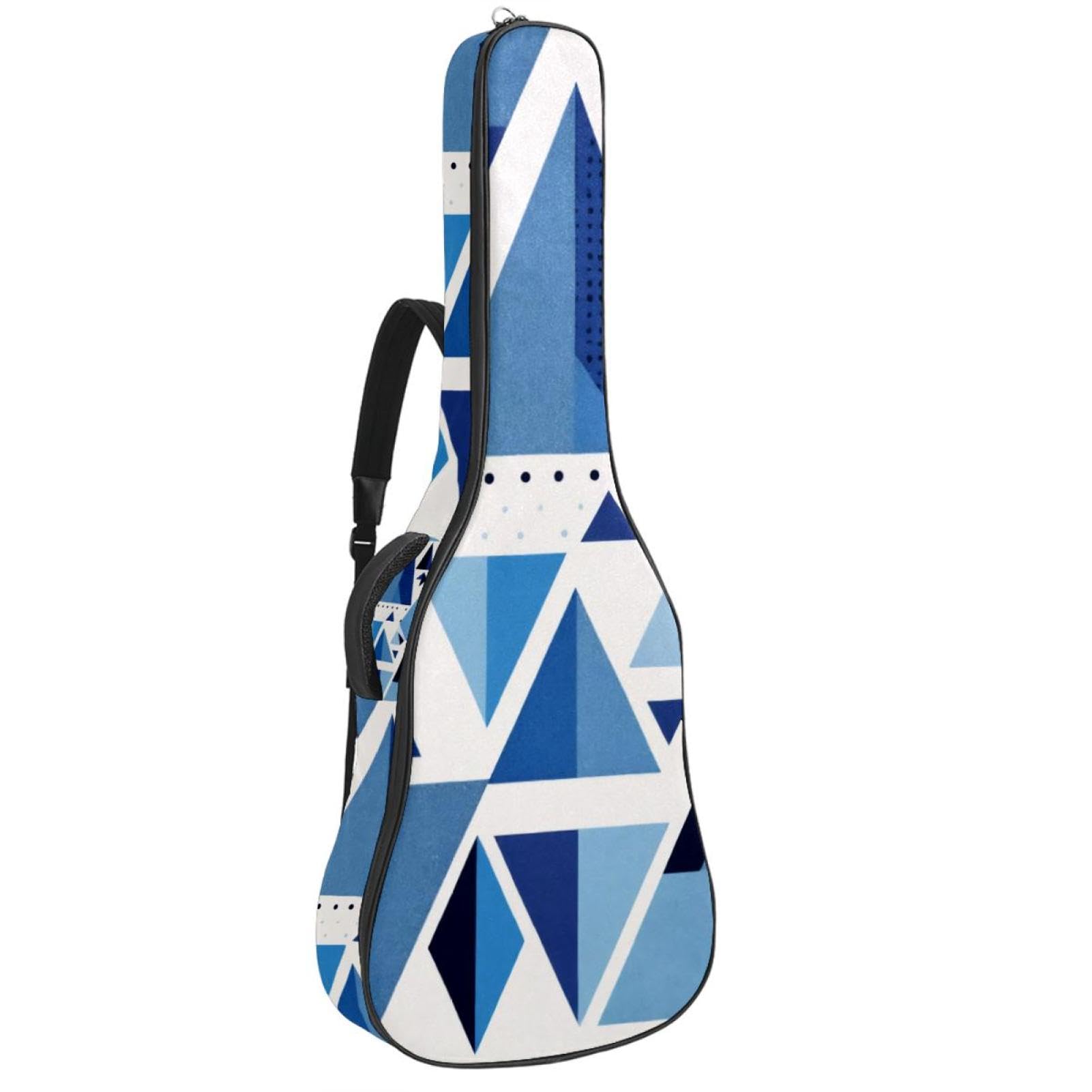 Sac guitare acoustique 40 pouces étui étanche à motif géométrique - 8