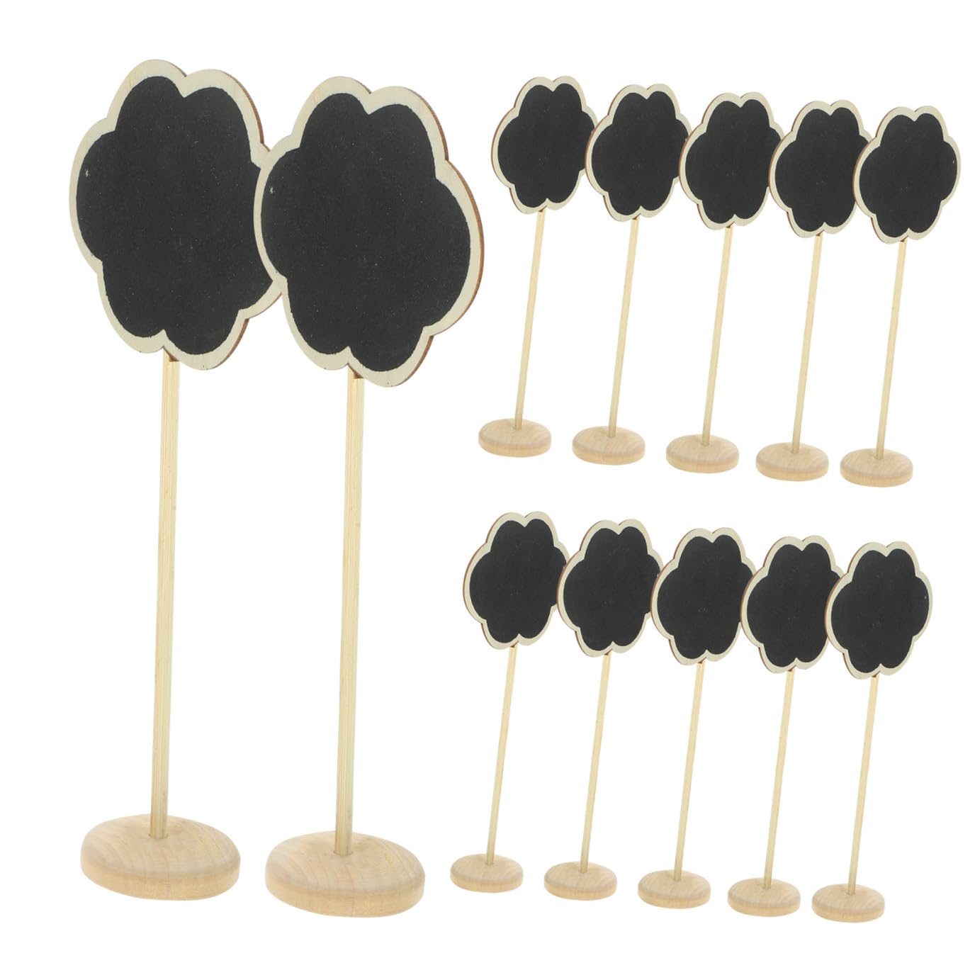STOBOK 3er-set Elegantes Memoboard Aus Holz: Pinnwand Für Hochzeitsdekoration Homeoffice Foto-requisite 12 Stück X 3