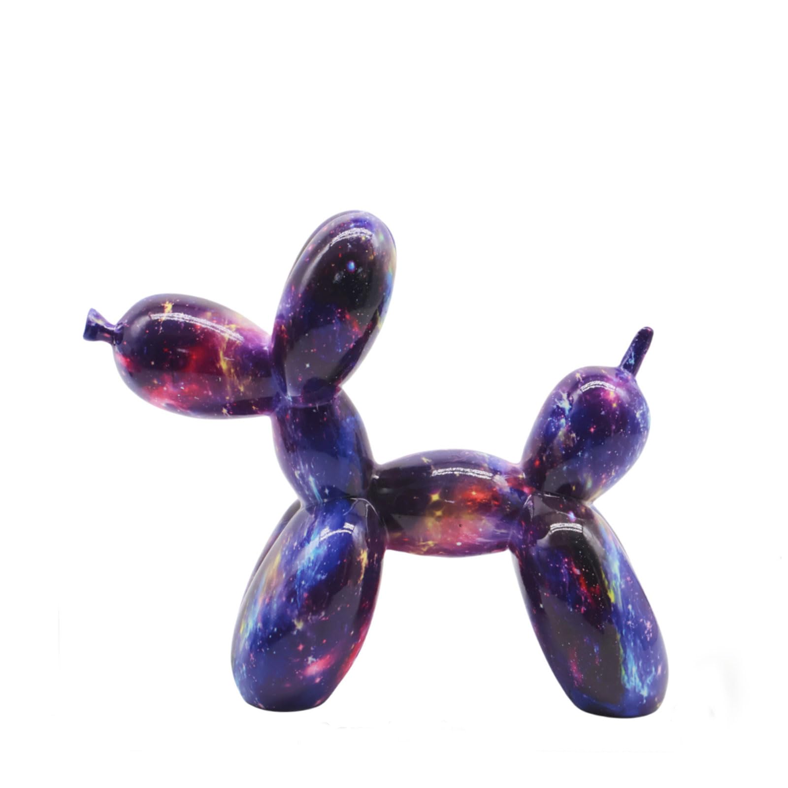 Ouhonix D Retro Graffiti Balloon Og Ornament - Han-Size Resin Sculpture For Home & Esk Ecor (21Cm) (D)