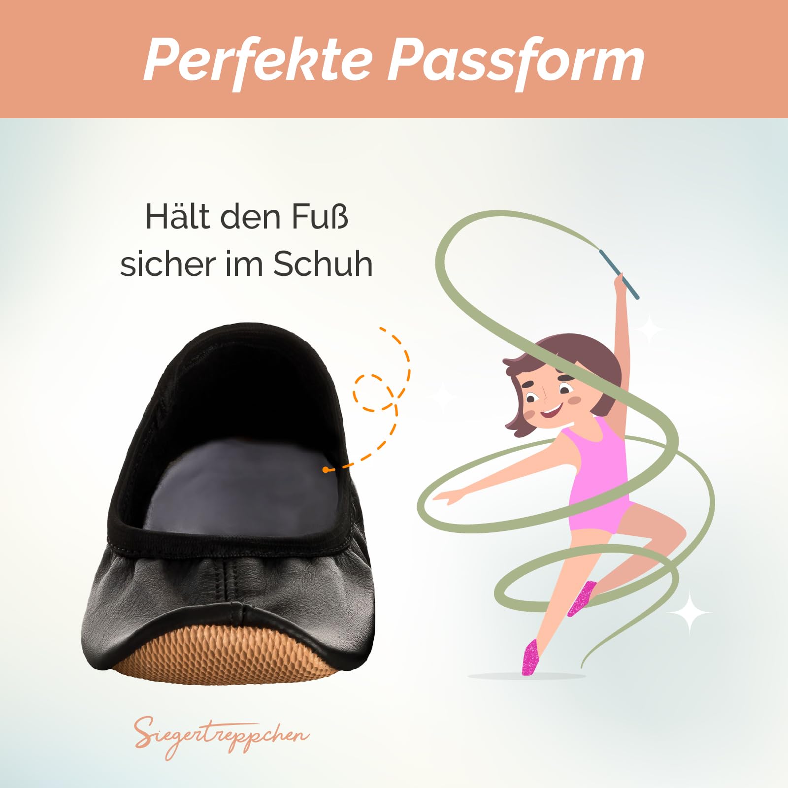 Zapatillas Deportivas de Gimnasia Zapatos de Baile Emmi Talla 26 de Tela Negra para niñas y niños. Suela Transpirable y Antideslizante.