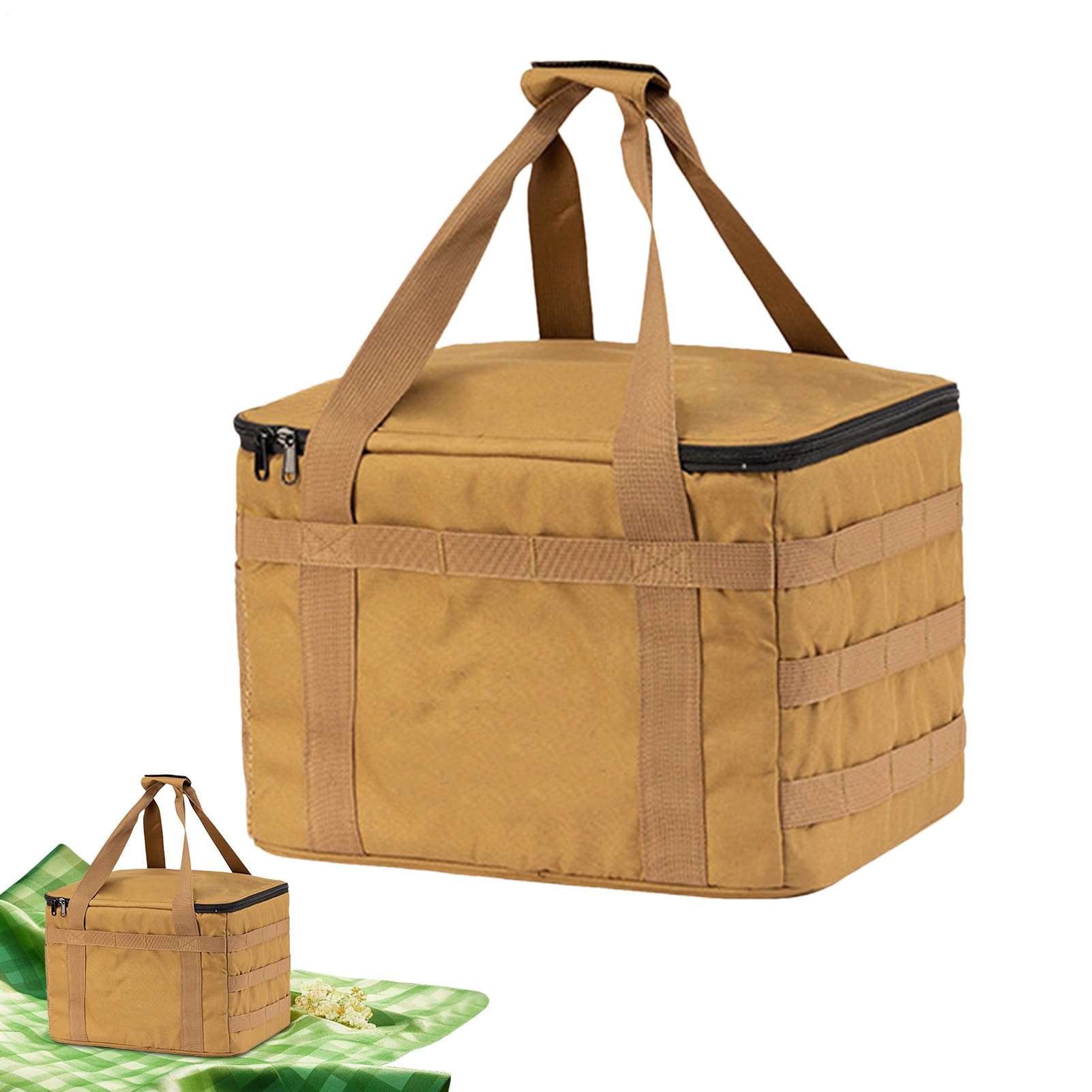 Torba Biwakowo-Kempingowa Ergonomiczny Organizer W Formie Pojemnika | Torba Kempingowa Typu Tote Na Podróże, Kemping, Akademik, Łódź, Kajak Oraz