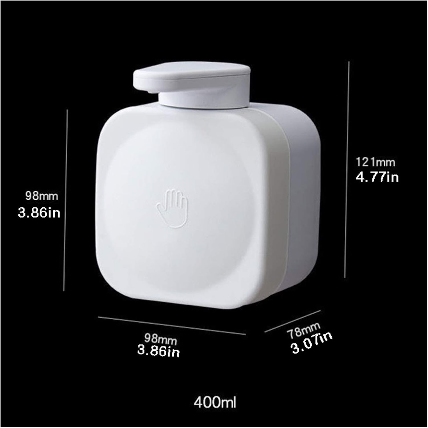 Lotion Dispenser Liquid Soap Dispenser for Kitchen and Bedroom Wall-Mounted Hand Sanitizer Refillable Handmade Soap Dispenser (10oz / 300ML) Bathroom Lotion Dispensers (Non)