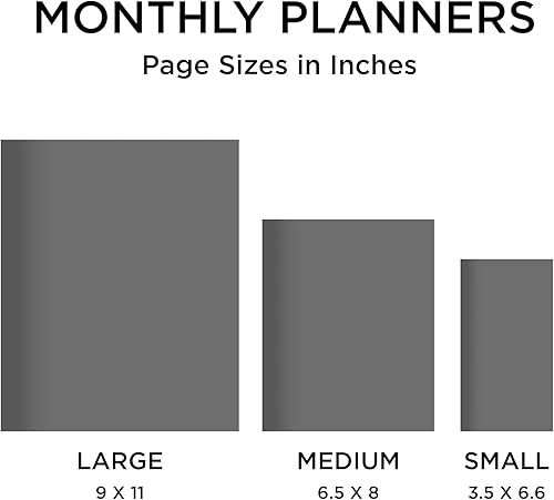 Miniatura 9 de TF PUBLISHING Agenda mensual pequeña de bolsillo de 2 años de The Beatles 2024-2025  Calendario grande de 2 páginas con cuadrícula y sección de