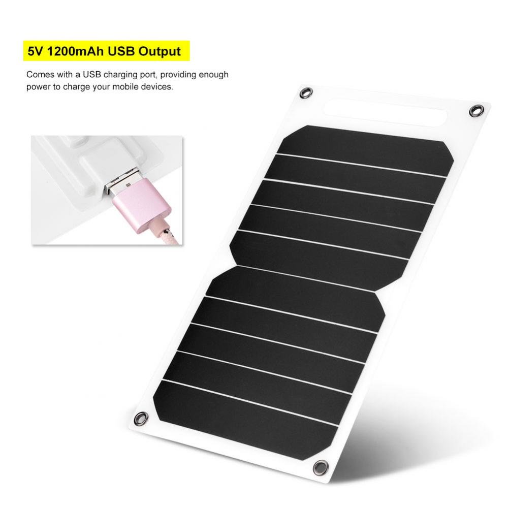 Produktbild von Solarpanel-Ladegerät, Faltbares Solarladegerät IP67, Wasserdicht 