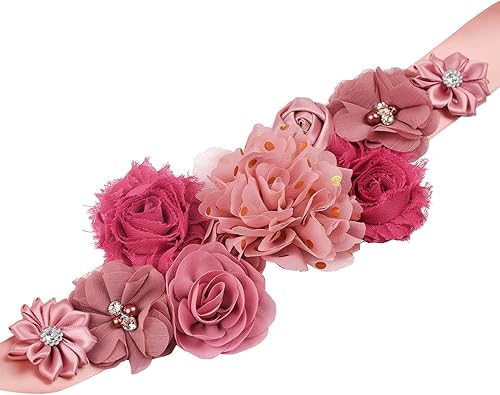 Miniatura 6 de Vemonllas Cinturón de maternidad para mamá para ser papá para ser ramillete, decoración de baby shower, accesorios para fotos de embarazo, regalos