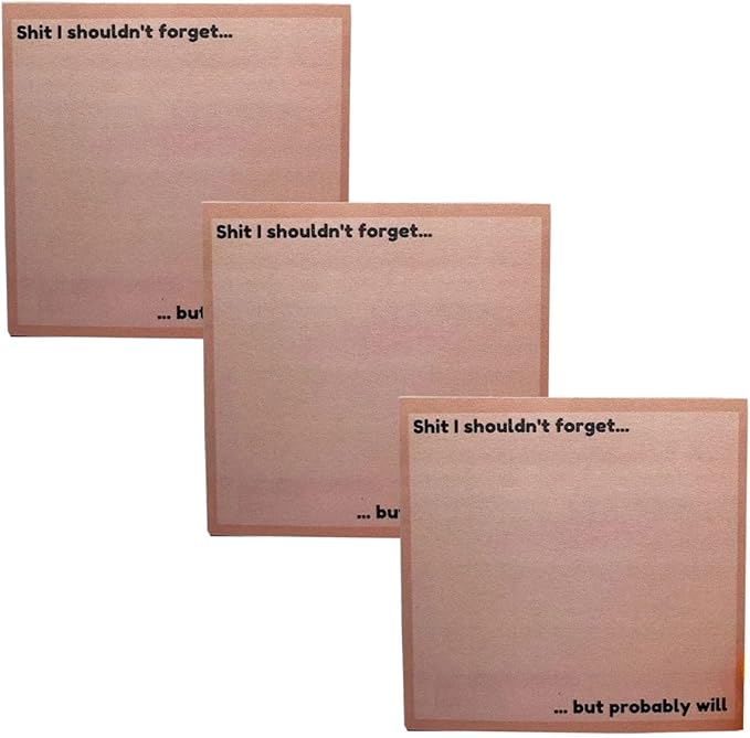 Funny Memo Pad, Hilarious Sticky Notes Gifts That Make