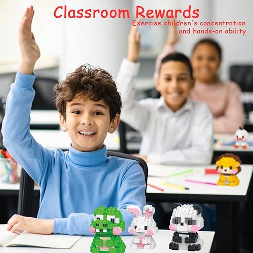 Miniatura 5 de Bloques de Construcción de Pascua Compatibles con Lego Pascua Cocodrilo Micro Bloques Apilables Nuevos Juguetes Caja de Regalo de Vacaciones Regalos