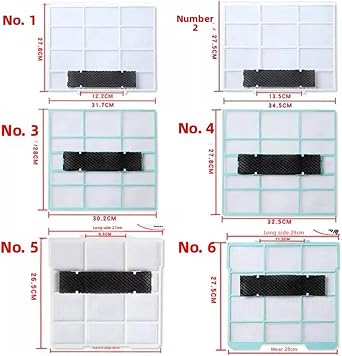 Compatible For Midea、エアコンフィルター防塵および防塵フィルターユニバーサルアクセサリーH