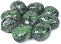 Vista 27 de Piedras de bolsillo curativas de cristal natural pulido, 3.53 oz, colección Rock